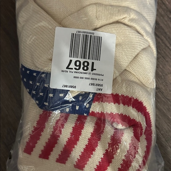 NWT! Anthropologie Porridge Americana Pullover Sweater - Size XL 🎡 - Picture 5 of 5